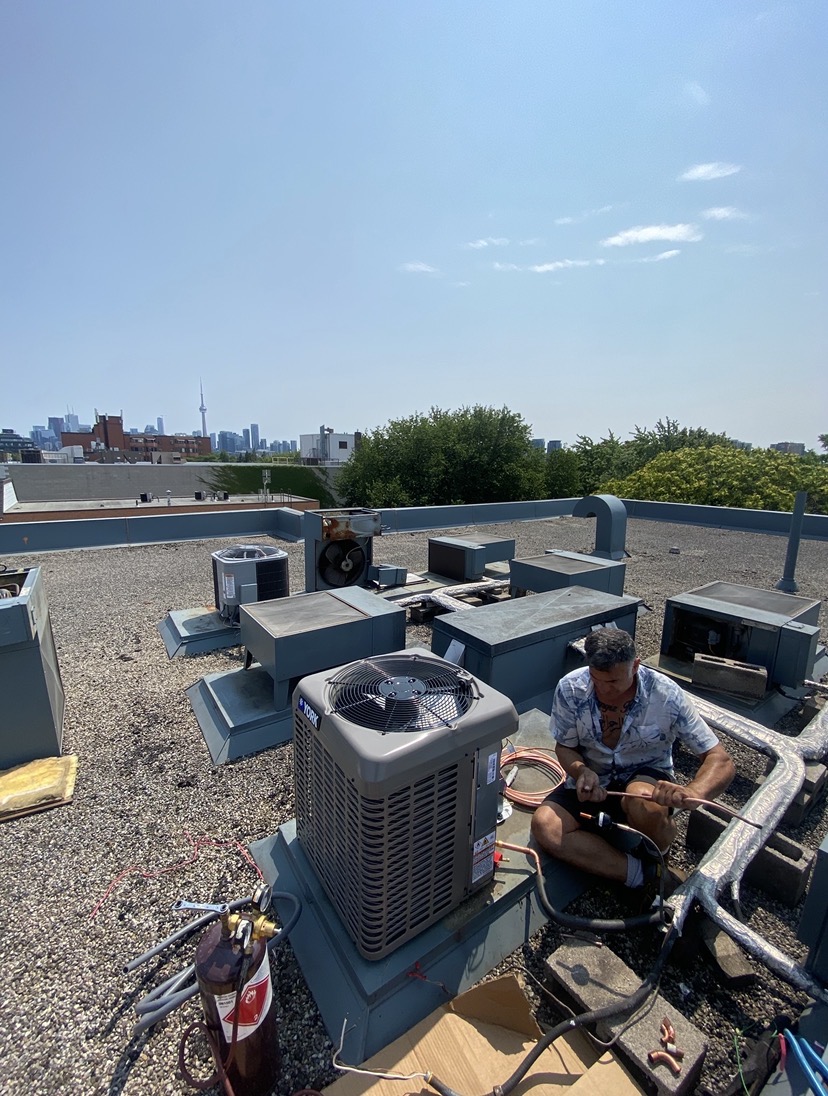 ABCON Air Systems rooftop HVAC installation